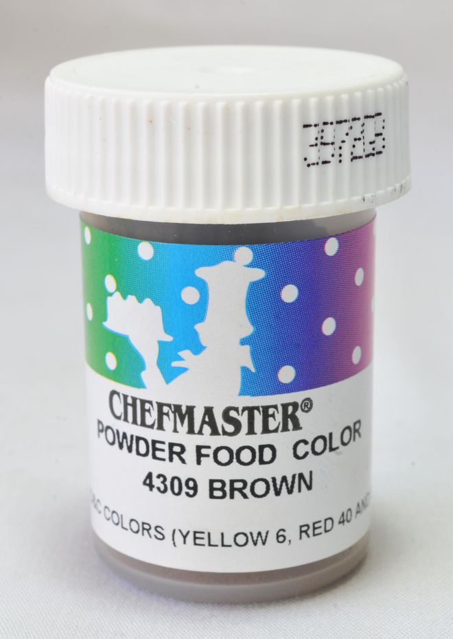 Chefmaster Powder Colour Brown 3g image 0